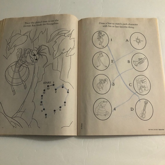 Disney The Princess and The Frog Coloring Book - Picture 5 of 7